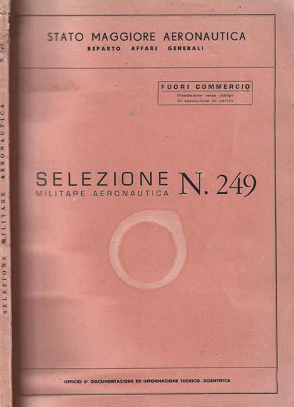Selezione Militare Aeronautica n. 249 - copertina