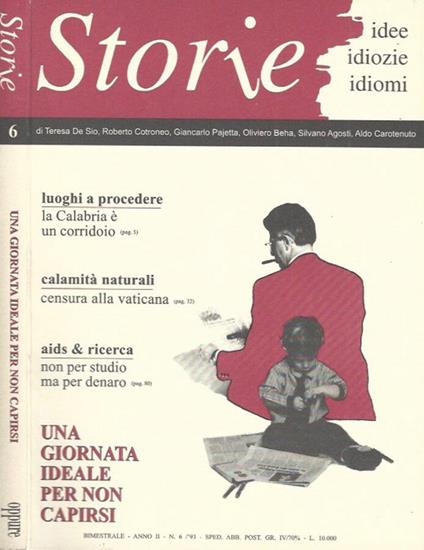 Storie - N. 6/'93, Anno II - Una giornata ideale per non capirsi - copertina