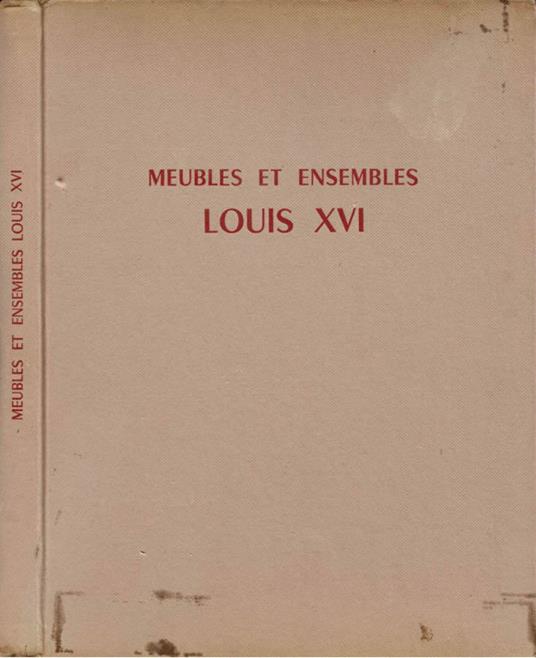 Meubles et Ensemble. Louis XV - copertina