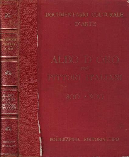 Albo d'oro dei pittori italiani 800-900 - copertina