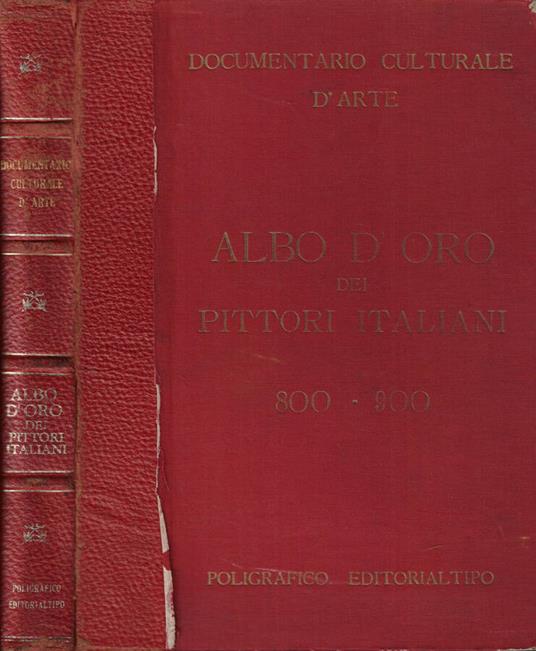 Albo d'oro dei pittori italiani 800-900 - copertina
