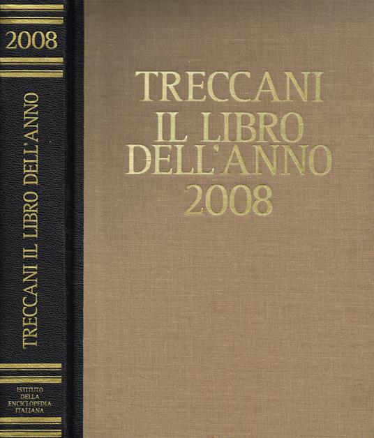 Treccani il libro dell'anno 2008 - copertina