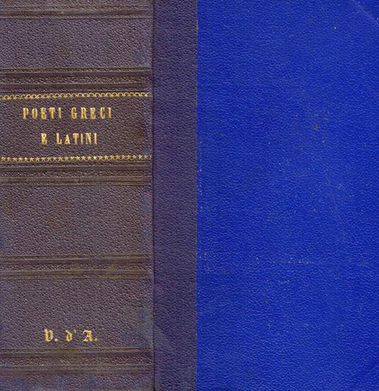 Miscellanea poeti greci e latini - copertina