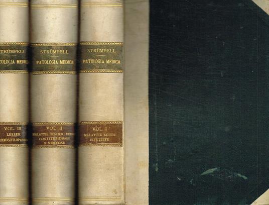 Trattato di Patologia speciale medica e terapia. Manuale delle malattie cutanee e venereo-sifilitiche vol.1/I/II, vol.2/I/II, 3/I/II - copertina