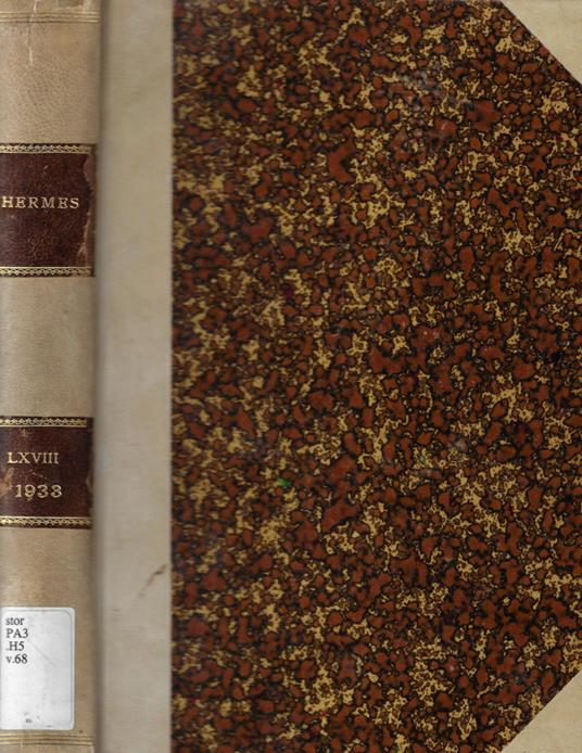Hermes Anno 1933 - copertina