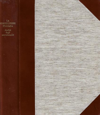 La Costituzione Italiana - copertina