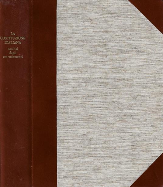 La Costituzione Italiana - copertina