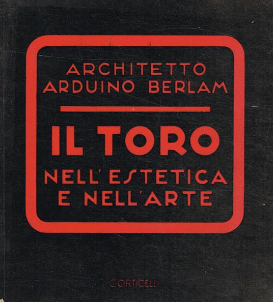 Il toro nell'estetica e nell'arte - copertina