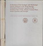 Evaluation of the Geologic and Hydrologic Factors Related to the Waste-Storage Potential of Mesozoic Aquifers in the Southern Part of the Atlantic Coastal Plain South Carolina and Georgia