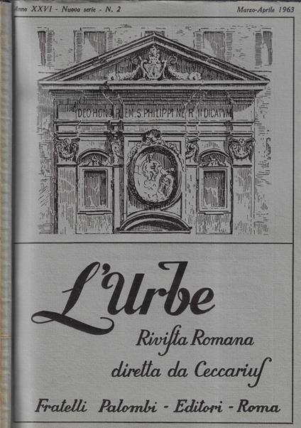 L' urbe anno 1963 n. 2 - copertina