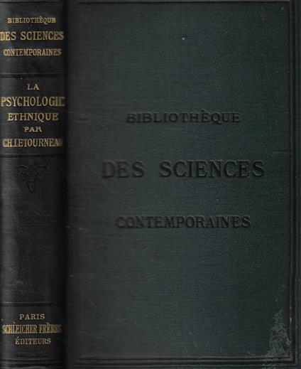 La psychologie ethnique - copertina