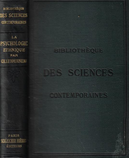 La psychologie ethnique - copertina