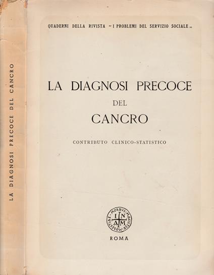 La diagnosi precoce del cancro - copertina