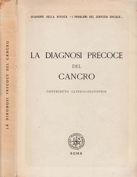 La diagnosi precoce del cancro - copertina