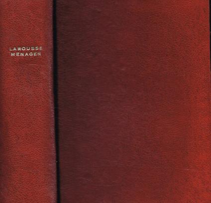 Larousse ménager - copertina