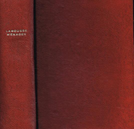 Larousse ménager - copertina