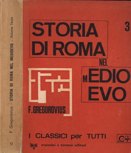 Storia di Roma nel Medio Evo Vol. III - copertina