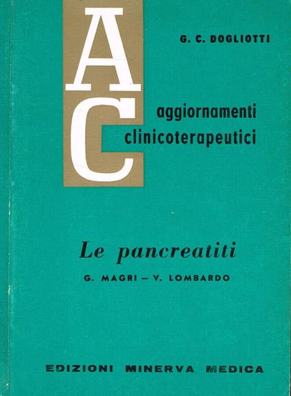 Le pancreatiti - copertina