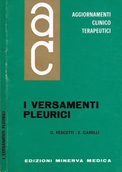 I versamenti pleurici - copertina