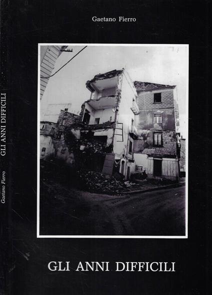Gli anni difficili - copertina