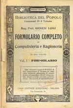 Formolario completo di computisteria e ragioneria in due volumi