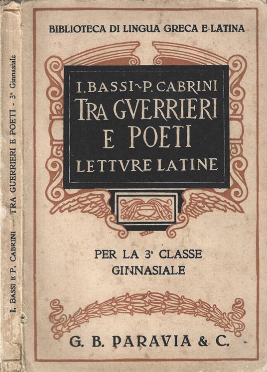 Tra guerrieri e poeti - copertina