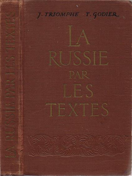La Russie par les textes - copertina