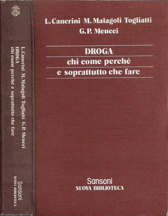 Droga: chi, come, perché e soprattutto che fare - copertina