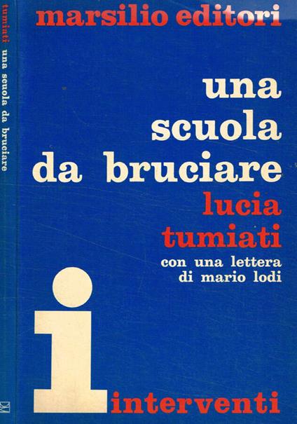Una scuola da bruciare - copertina