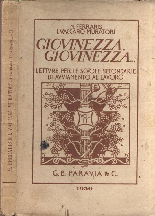 Giovinezza, giovinezza Vol. II - copertina