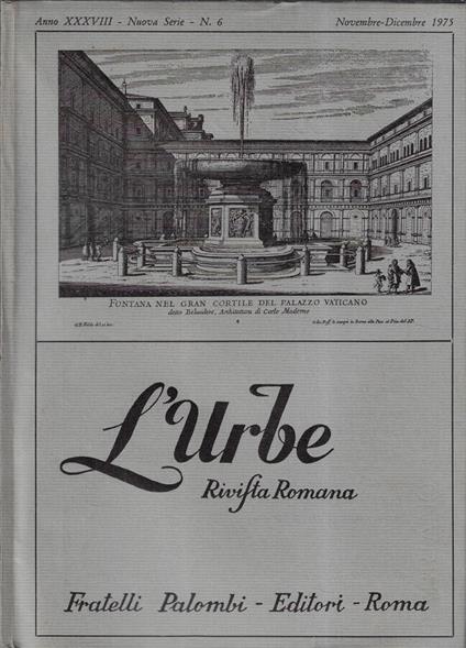 L' urbe anno 1975 n. 6 - copertina