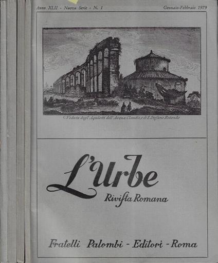 L' urbe anno 1979 n. 1, 2, 3-4, 5 - copertina