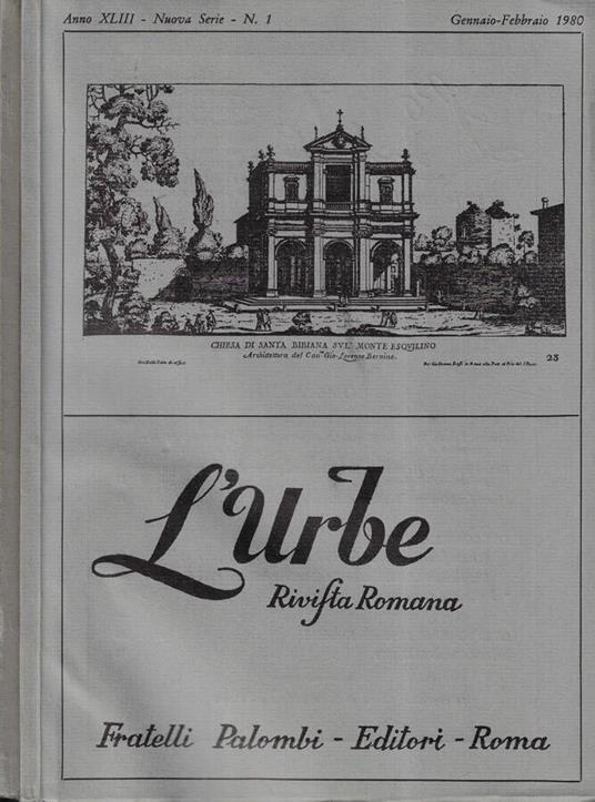 L' urbe anno 1980 n. 1, 6 - copertina