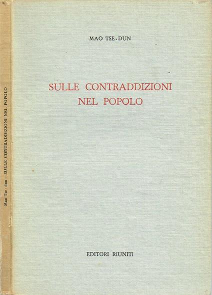 Sulle contraddizioni nel popolo - copertina