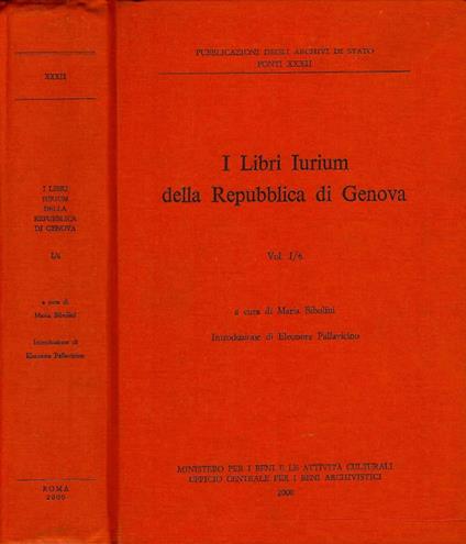 I libri Iurium della Repubblica di Genova - copertina
