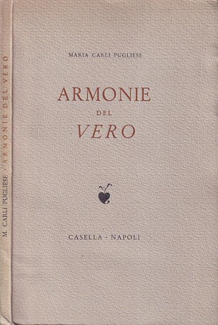 Armonie del vero - copertina