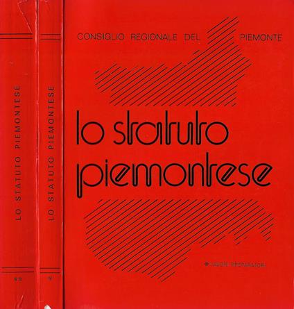 Lo statuto piemontese - copertina