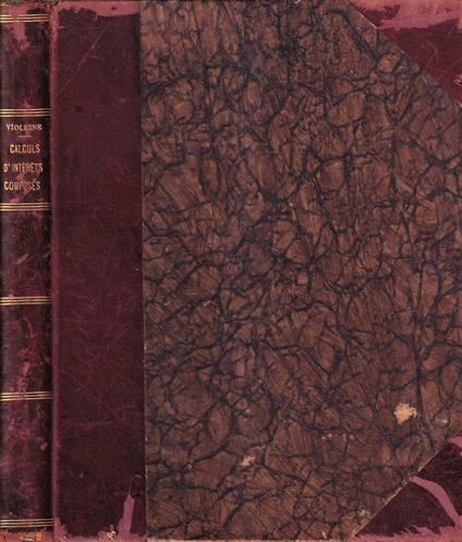 Calculs d'intérets composés - copertina