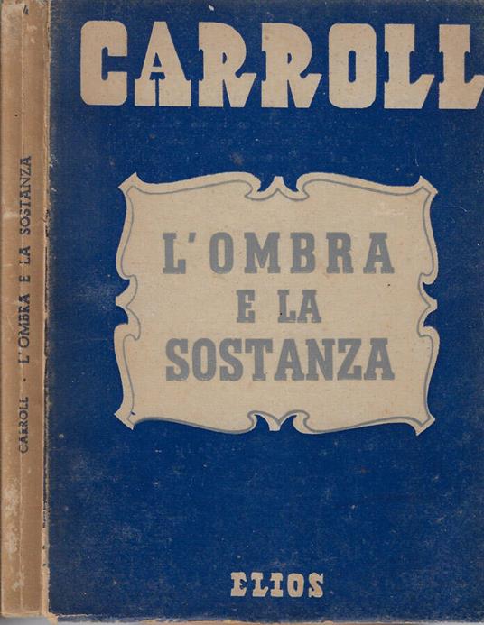 L' ombra e la sostanza - copertina