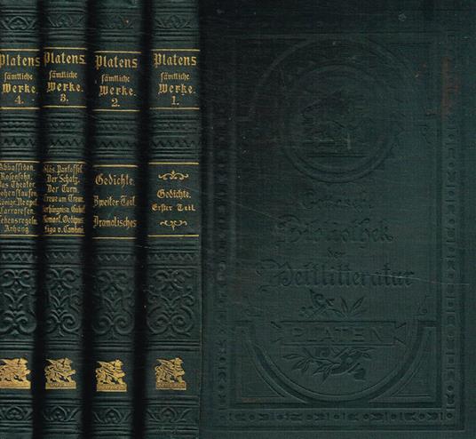 Samtliche werke in vier banden. 4voll - copertina