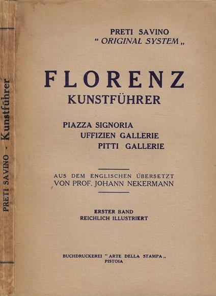 Florenz- Kunstfuhrer - copertina