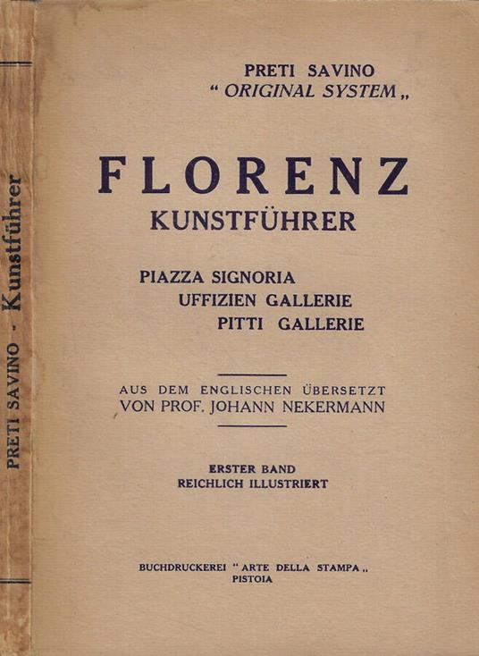 Florenz- Kunstfuhrer - copertina