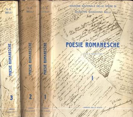 Poesie romanesche Vol. 1 - 2 - 3 - copertina