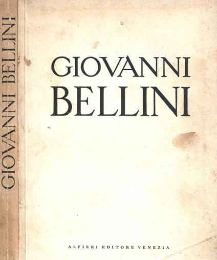 Giovanni Bellini - copertina
