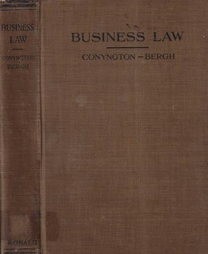 Business law - copertina