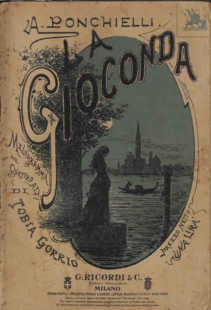 La gioconda - copertina
