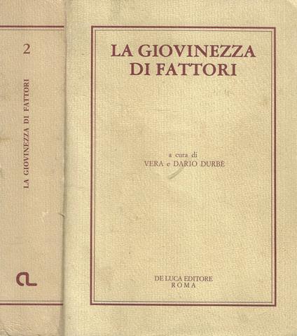 La giovinezza di Fattori - copertina