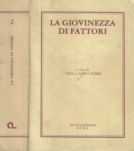 La giovinezza di Fattori - copertina