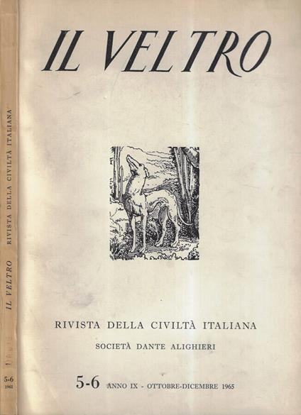 Il veltro anno 1965 n. 5-6 - copertina