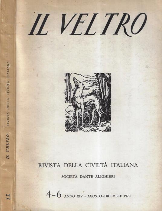 Il veltro anno 1970 n. 4-6 - copertina